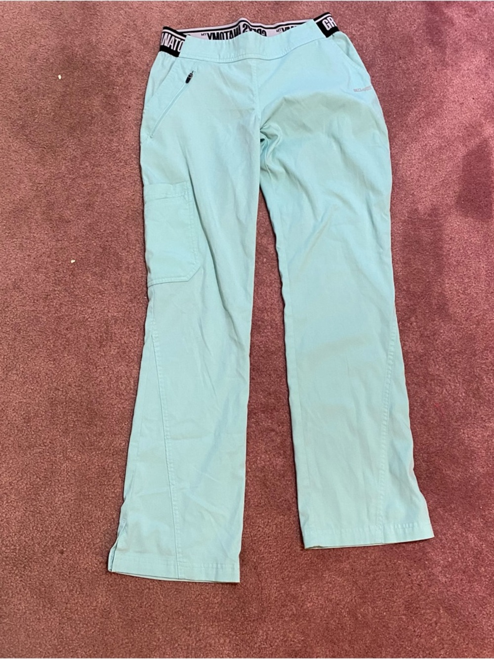 Grey's Anatomy Mint Green Active Scrub Pants with Branded Waistband